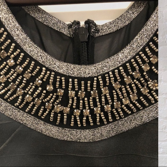 šFall Saleš WOW Couture Navy & Silver Dress - Picture 2 of 5